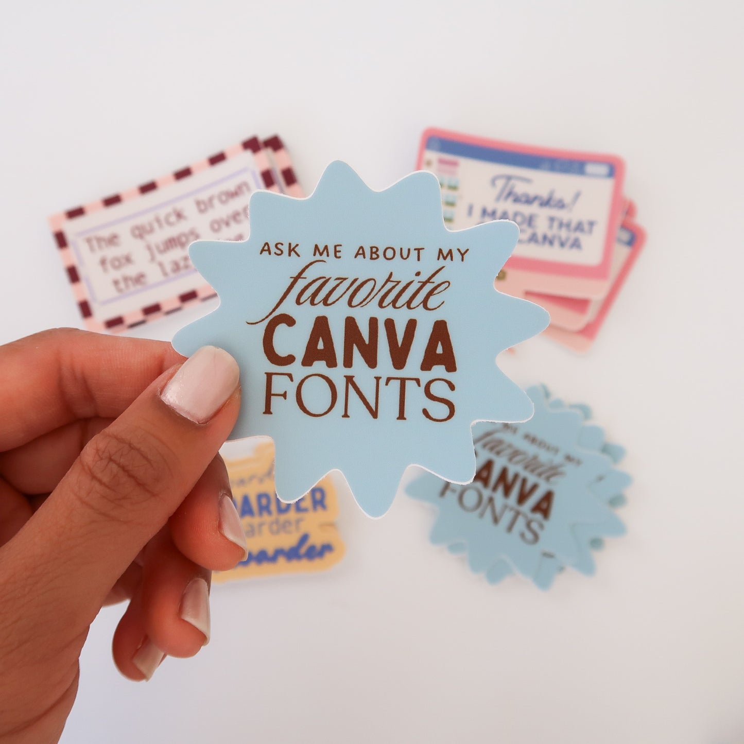 Favorite Canva Fonts Sticker