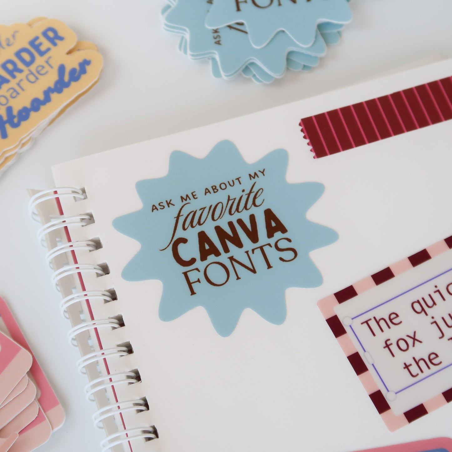 Favorite Canva Fonts Sticker