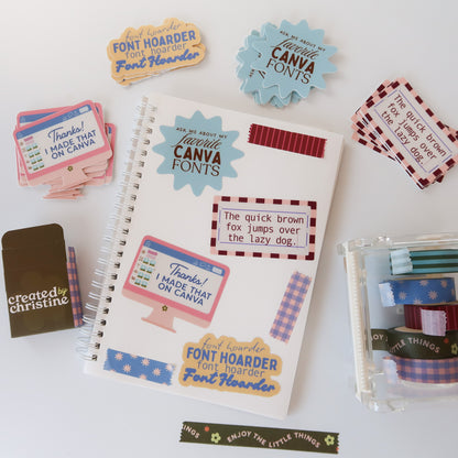 Favorite Canva Fonts Sticker