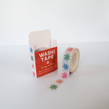 Happy Flower Washi Tape