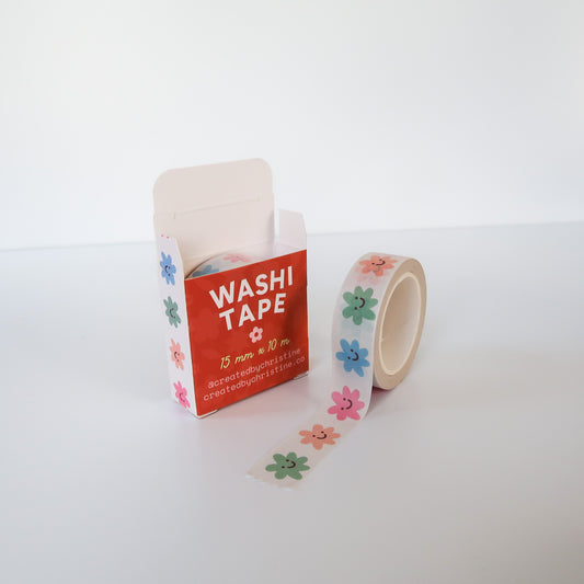 Happy Flower Washi Tape