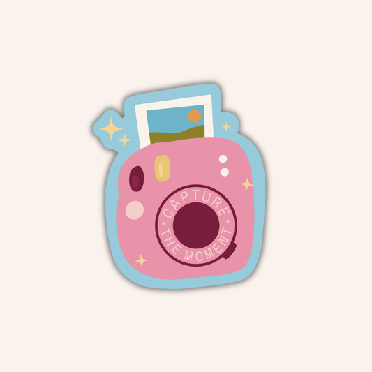 Capture the Moments Polaroid Sticker