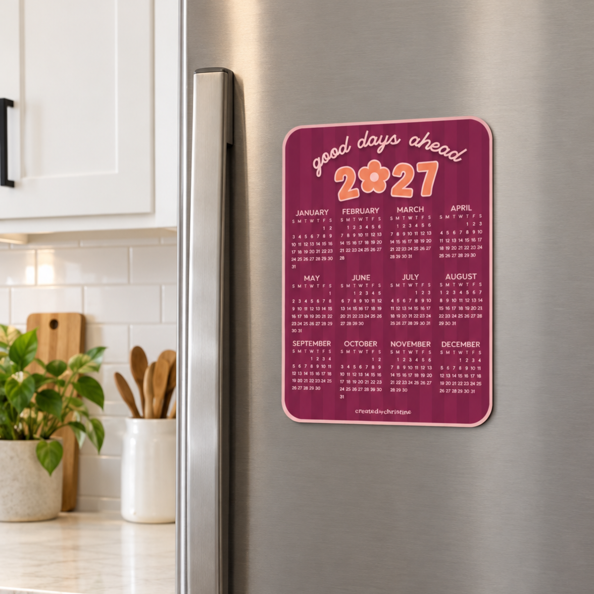 2027 Magnet Calendar