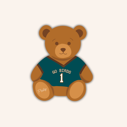 Go Birds Teddy Sticker