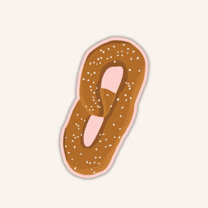 Philly Pretzel Sticker