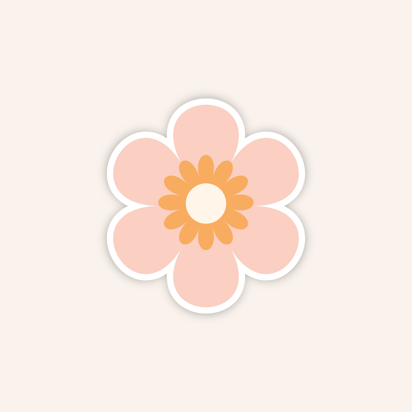 Petal Pop Daisy Sticker