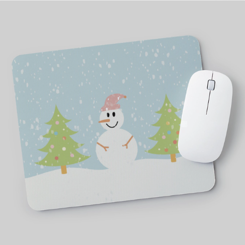 Snowman Winter Mousepad