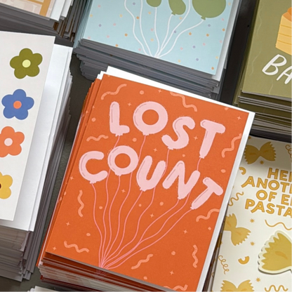Lost Count Greeting Card
