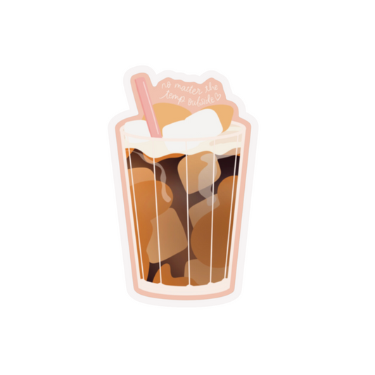 Iced Coffee Sticker