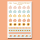 Fall Y'all Pumpkin Sticker Sheet