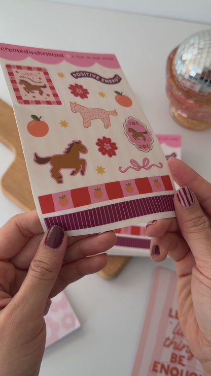 Year in Your Stride Sticker Sheet