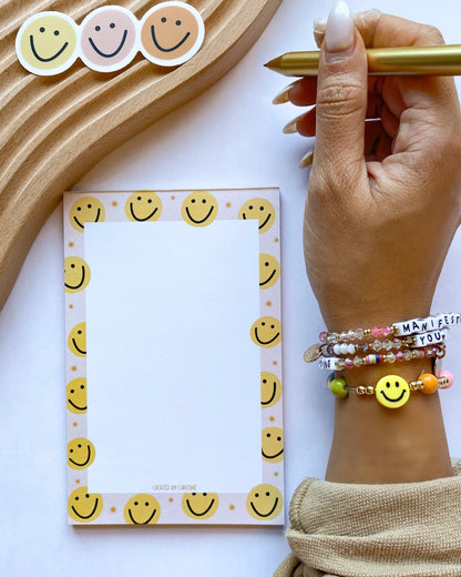Smile Face - 4x6" Notepad