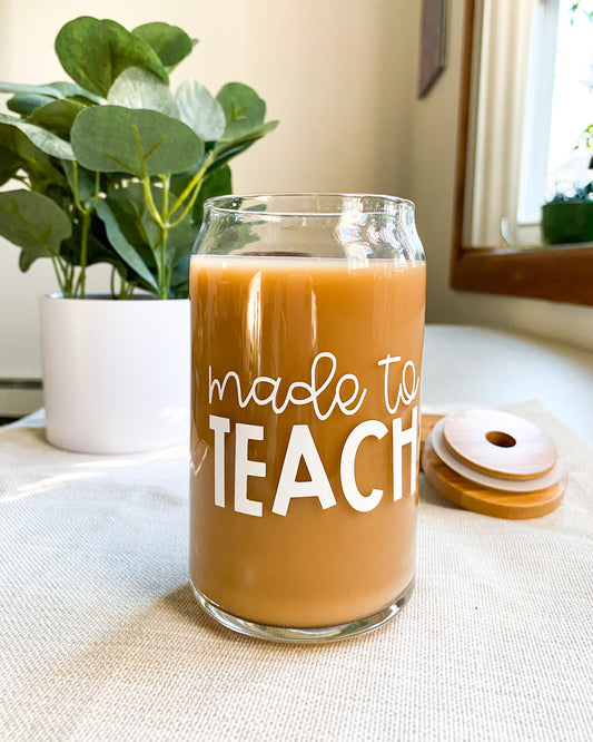 Made To Teach Glass Can