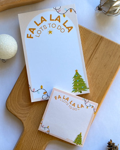 Fa La La Lots To Do | Holiday Sticky Notes