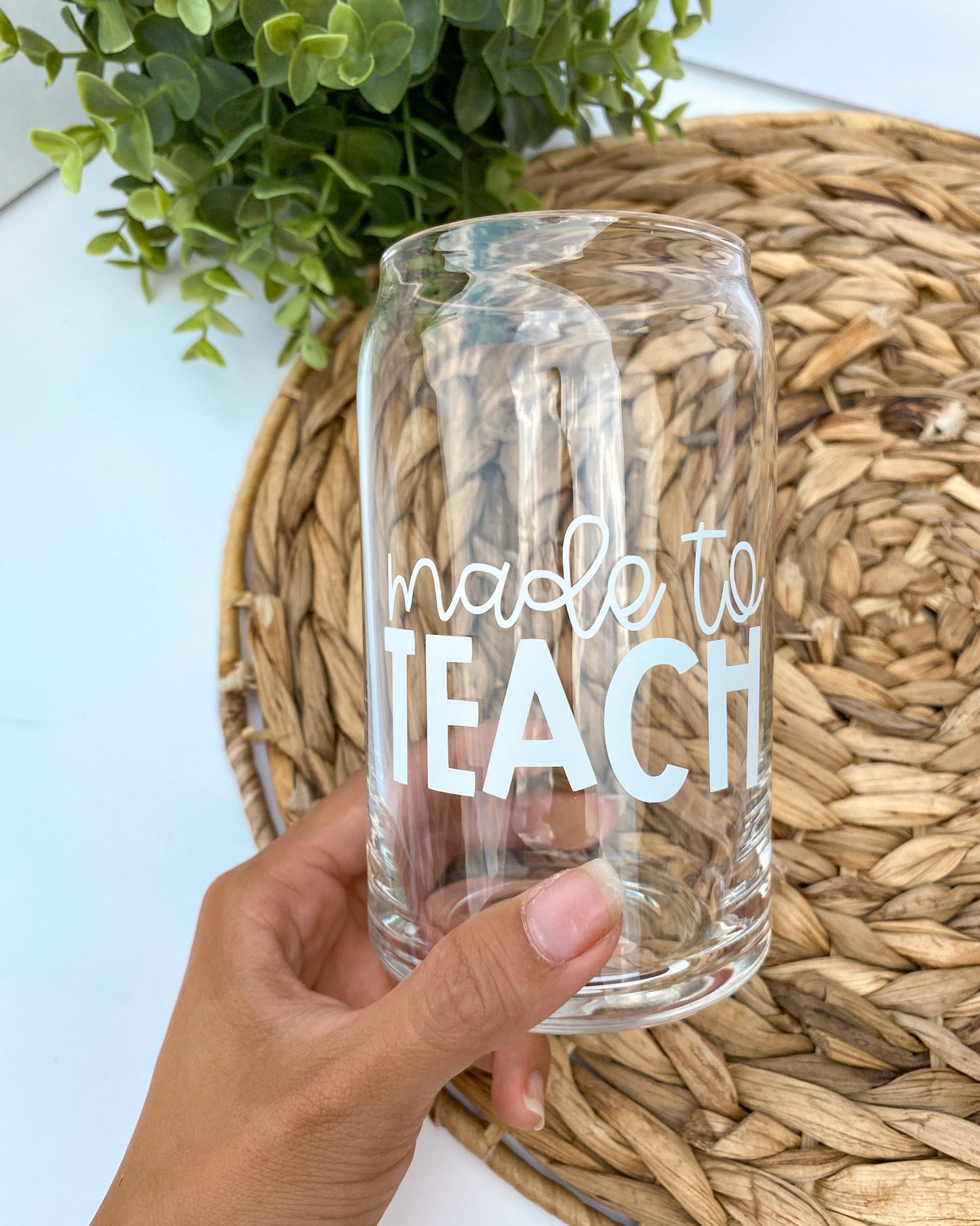Made To Teach Glass Can