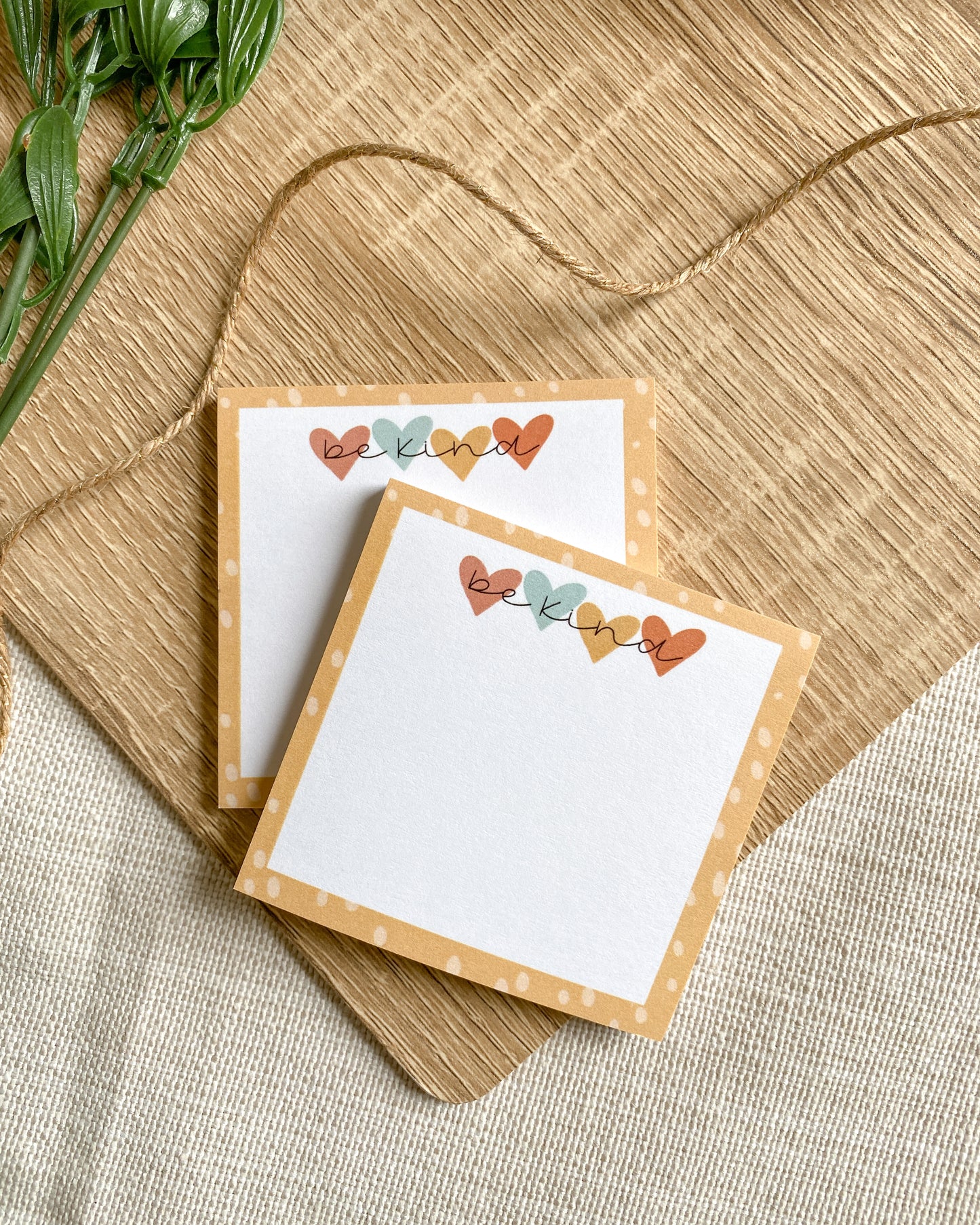 Be Kind Hearts Sticky Notes