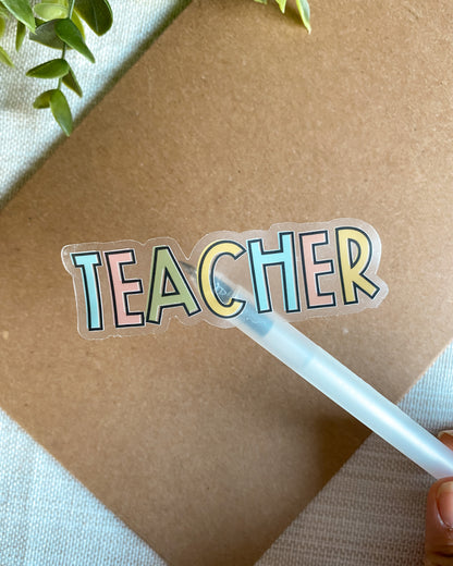 Teacher Sticker
