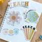 Teach Love Inspire Motivate Sticker