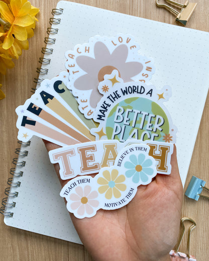 Teach Them Motivate Them Sticker