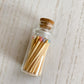 Pastel Matches for Candle - Cork Vial