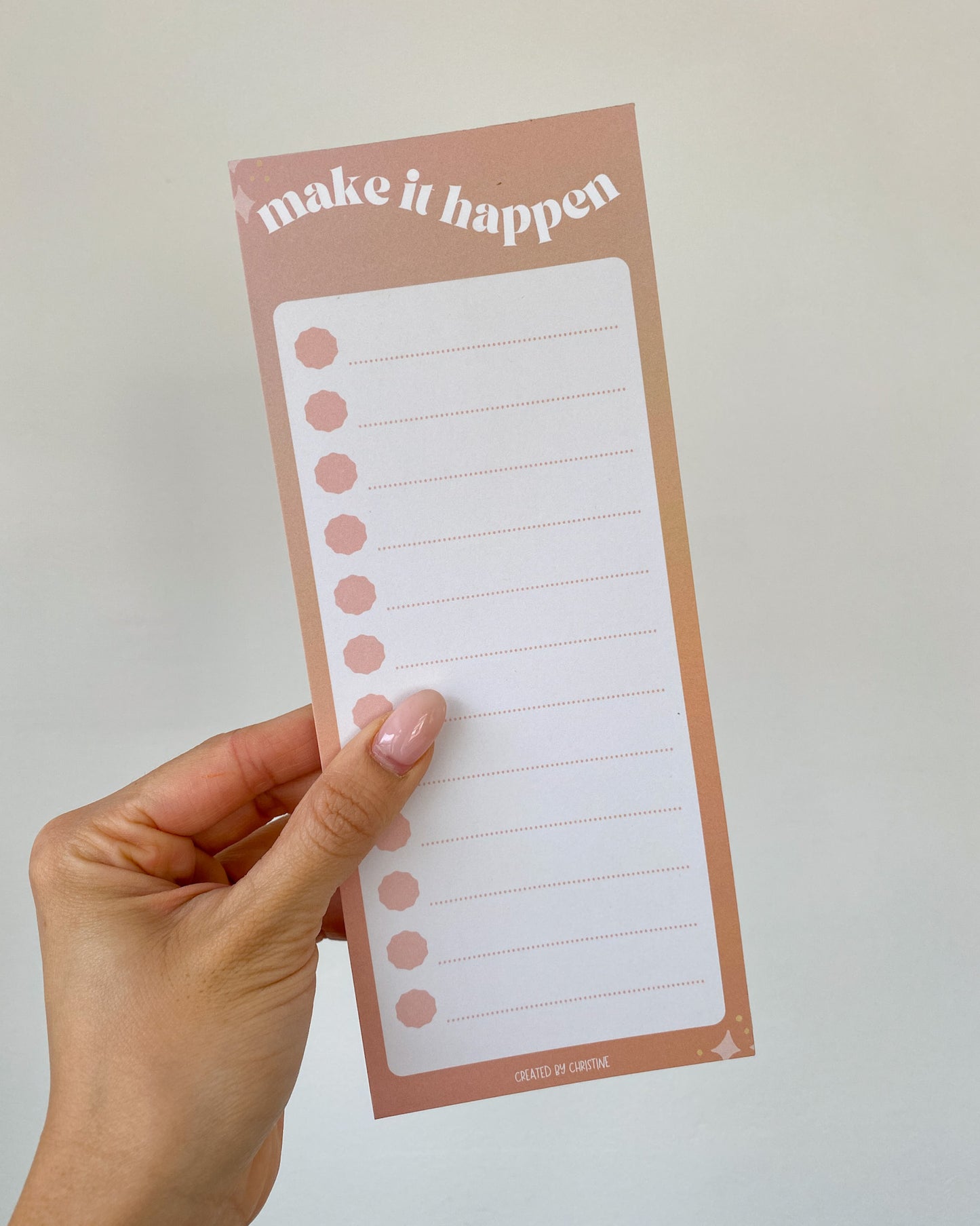 Make It Happen Notepad