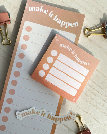 Make It Happen Notepad