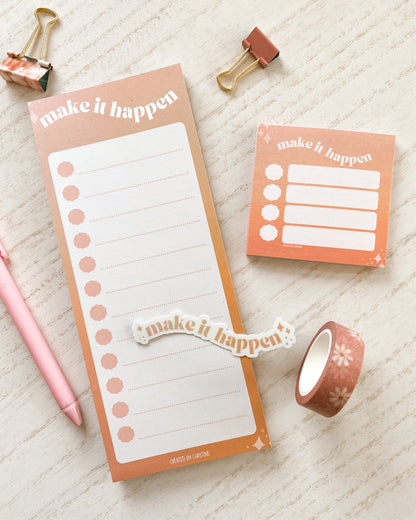 Make It Happen Notepad