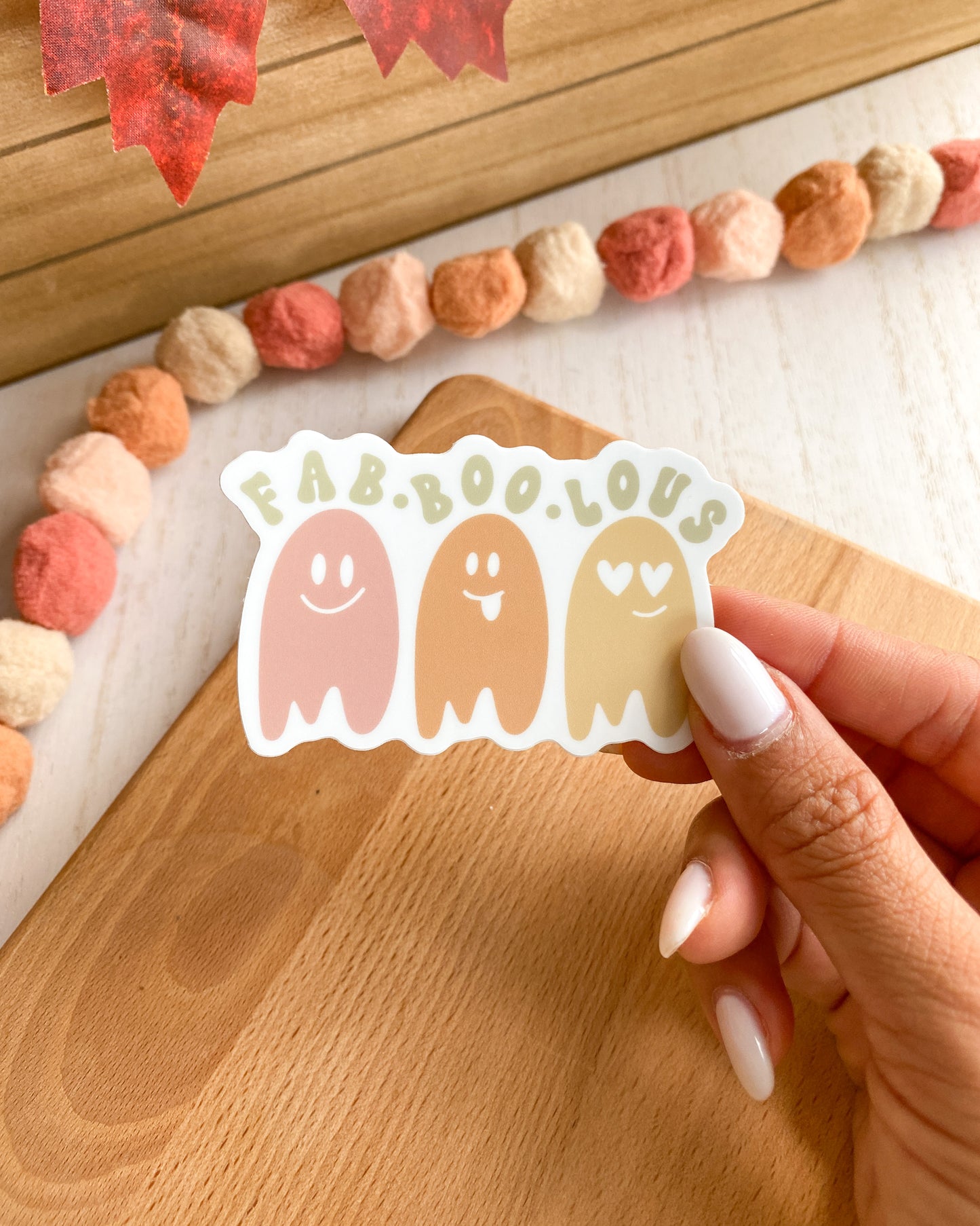 Fabboolous Cute Ghost Fall Sticker