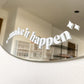 Make It Happen Mirror Decal Sticker
