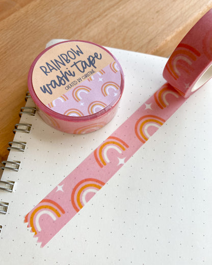 Rainbow Washi Paper Tape