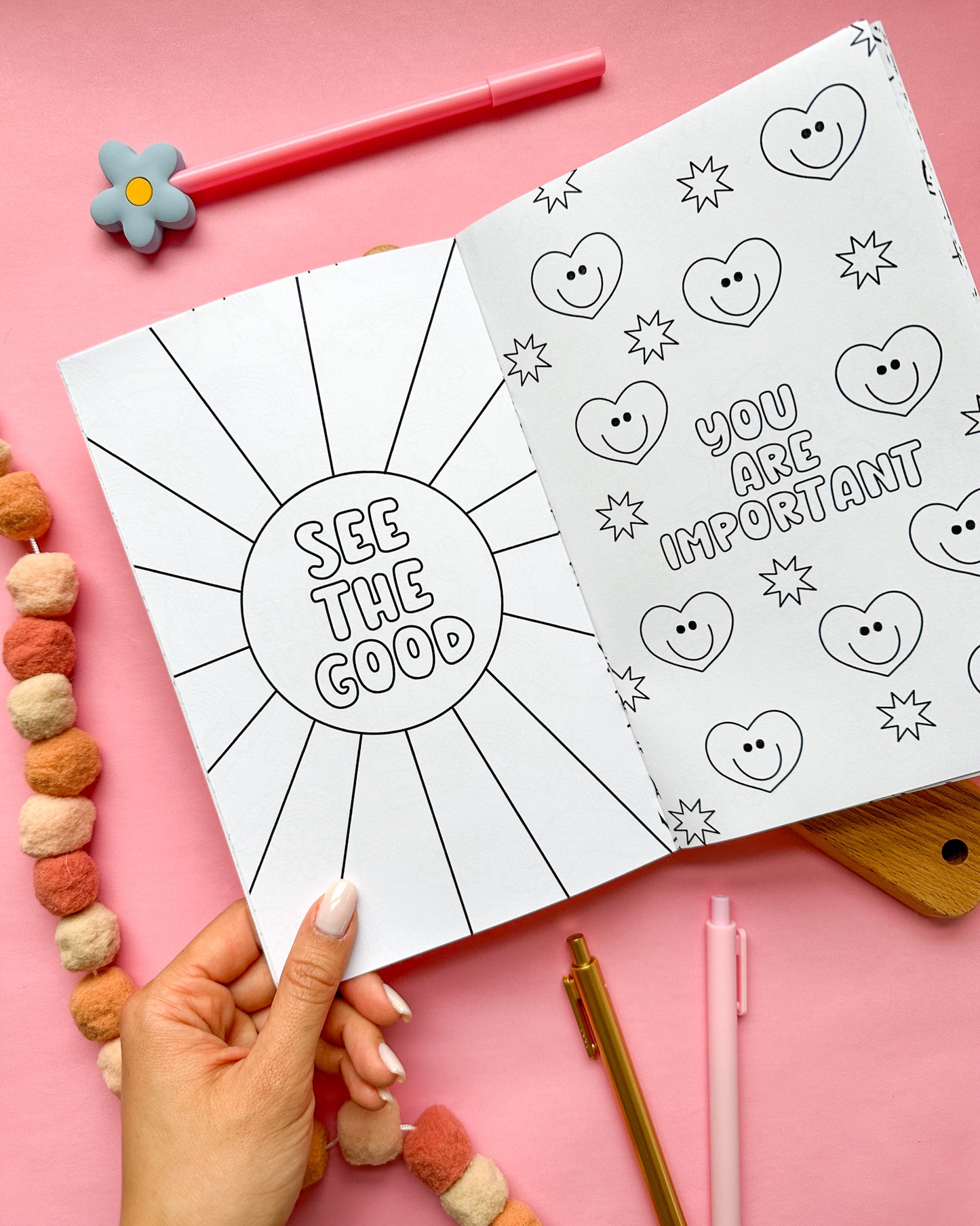 Self Love Positive Coloring Book