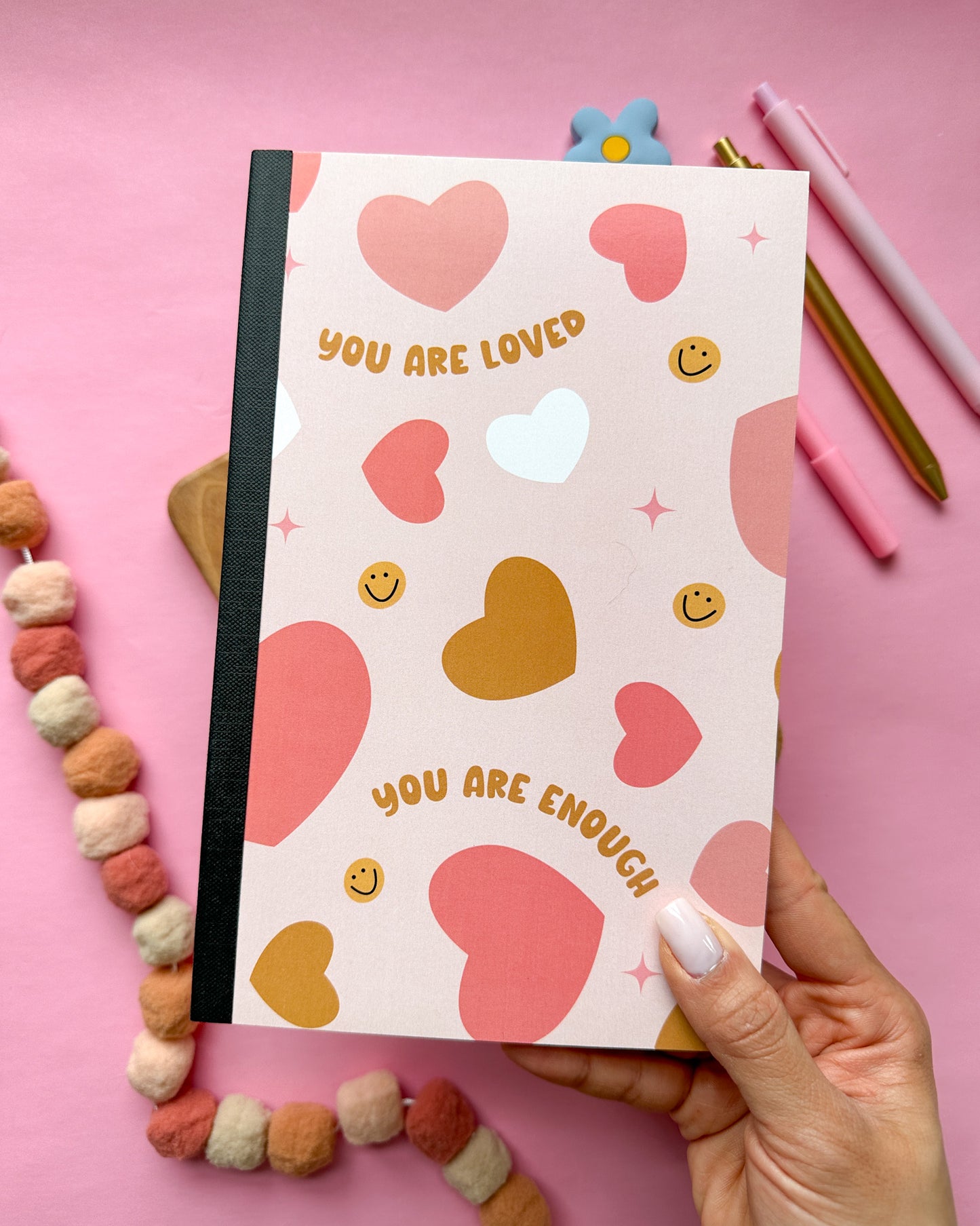 Happy Hearts Journal Notebook