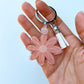 Bloom Pink Flower Keychain