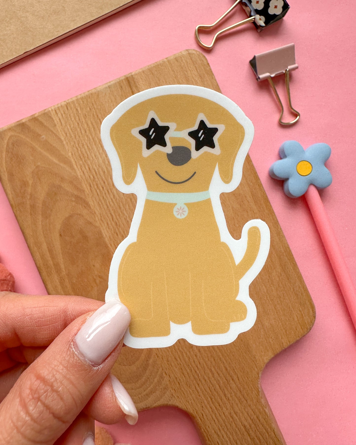 Pup Star Sticker