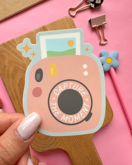 Capture the Moments Polaroid Sticker