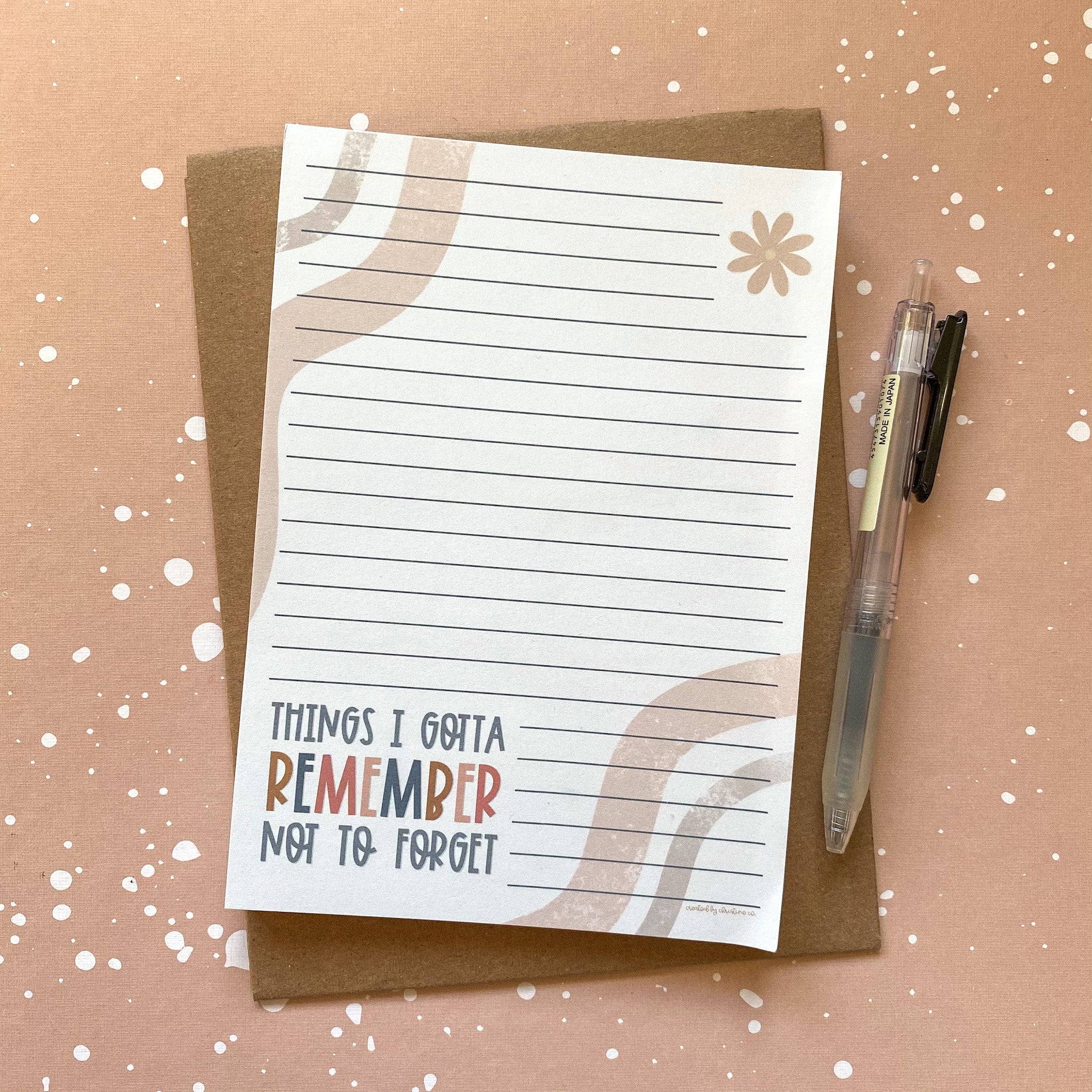 Notepads – Created By Christine