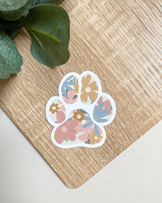 MAGNET Floral Paw