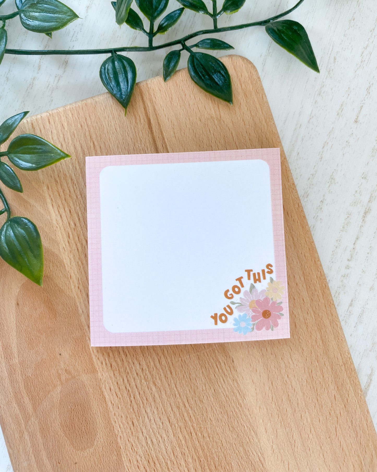 You Got This Floral Bunch Sticky Notes