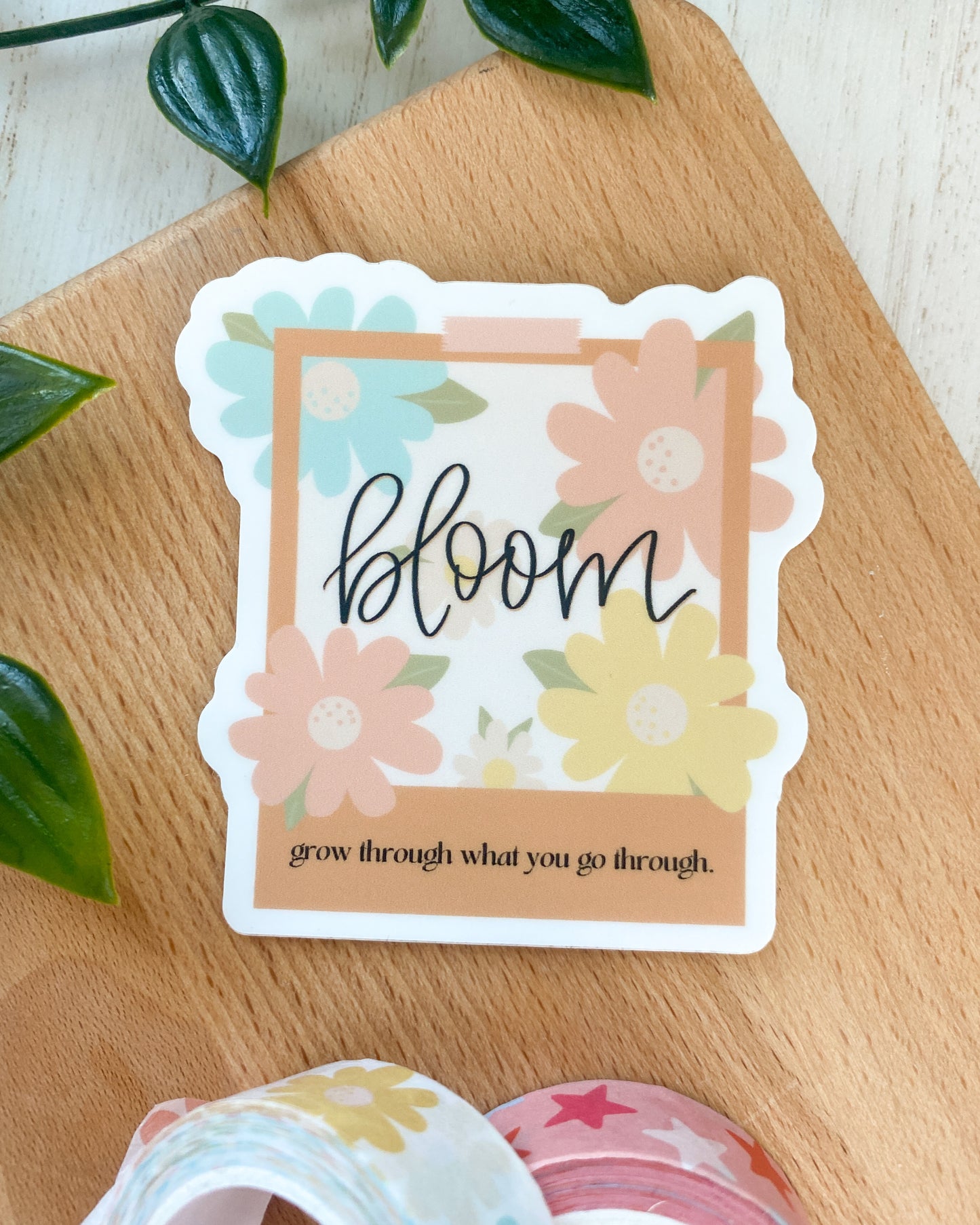 Bloom Polaroid Sticker