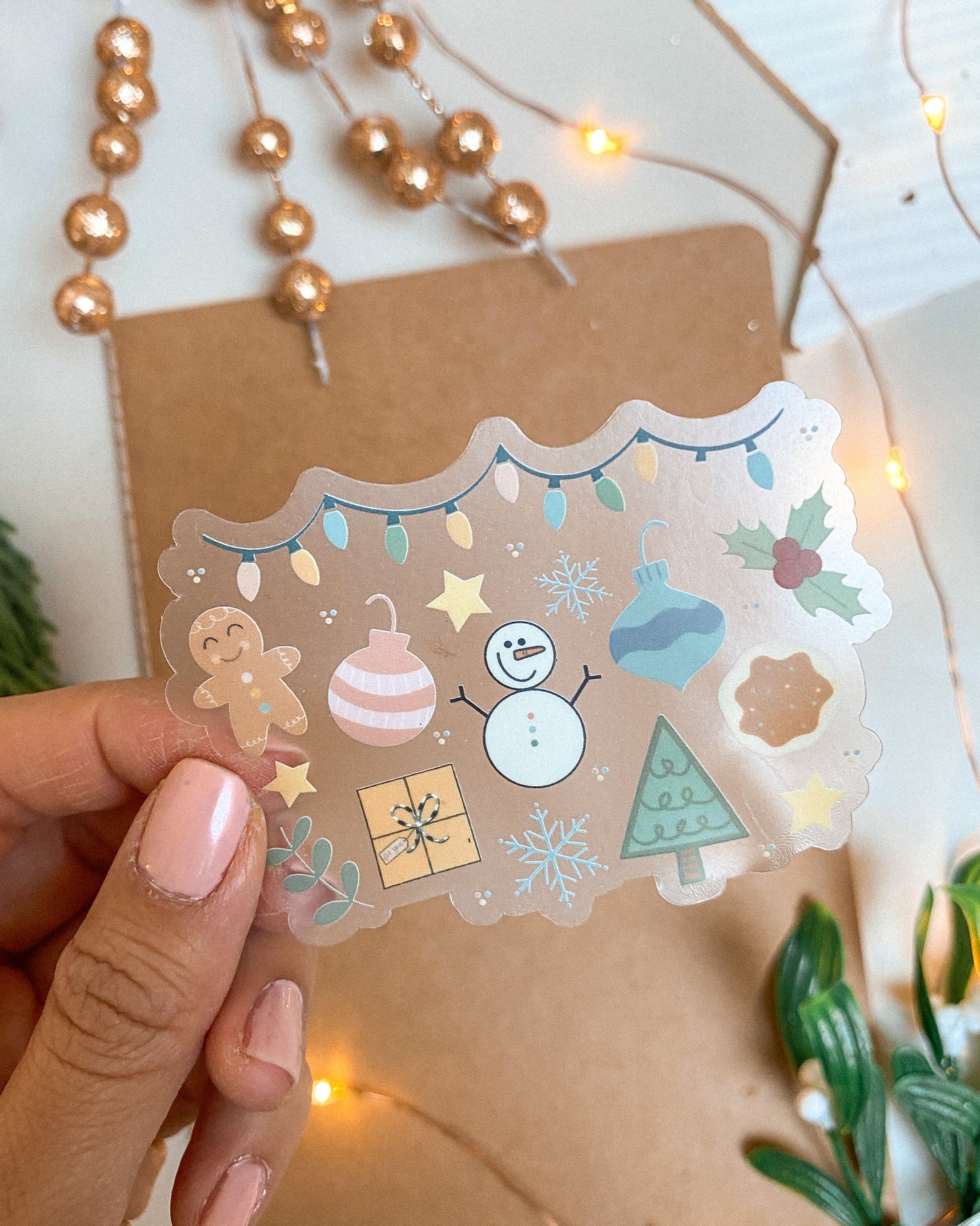 Holiday Favorites Clear Winter Sticker