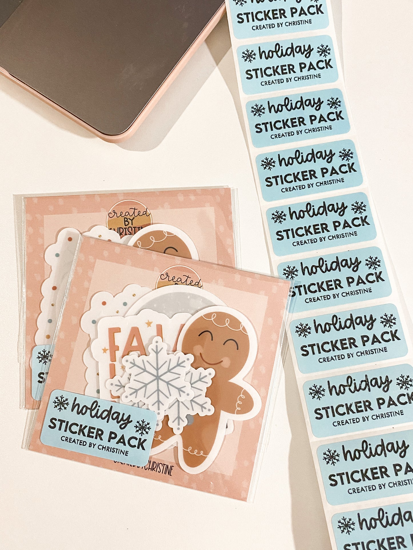 Holiday Sticker Clear 7-Pack