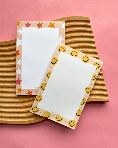 Smile Face - 4x6" Notepad