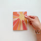 You are Sunshine Friendship Greeting Sticker Card