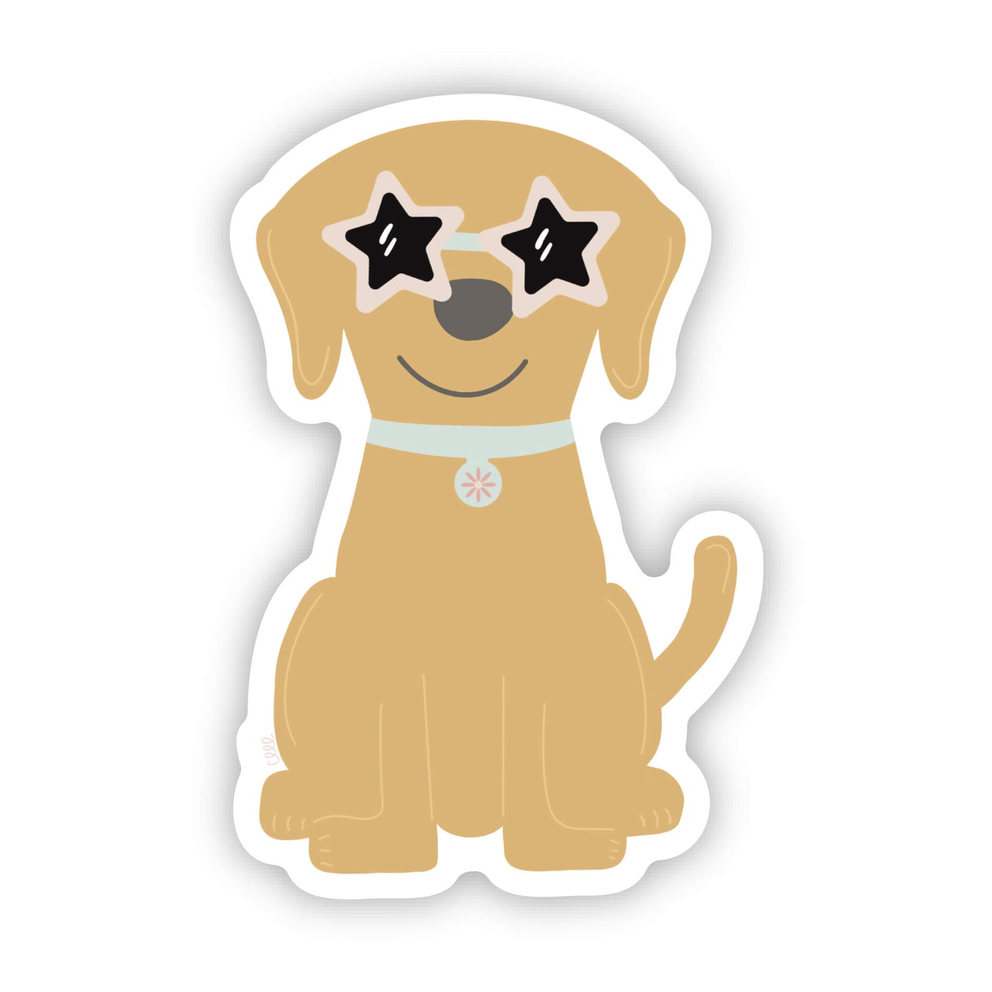 Pup Star Sticker