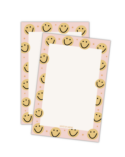 Smile Face - 4x6" Notepad