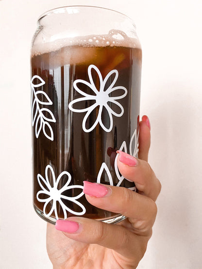 Bloom Glass Can Cup