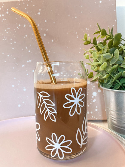 Bloom Glass Can Cup