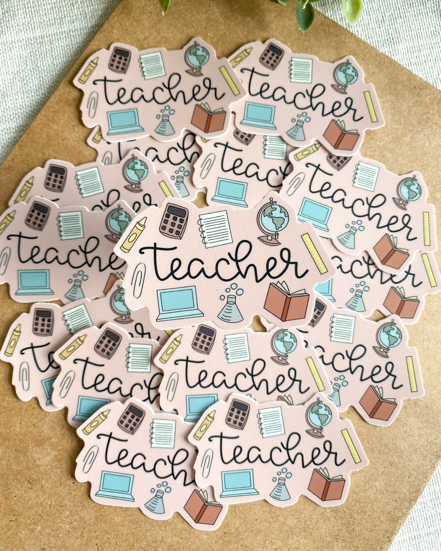 Teacher Supplies Sticker