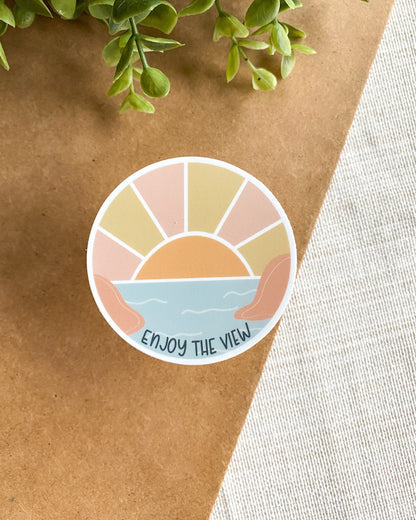 Enjoy The View Sticker