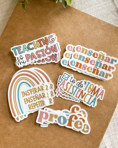 Spanish Teacher Sticker Pack
